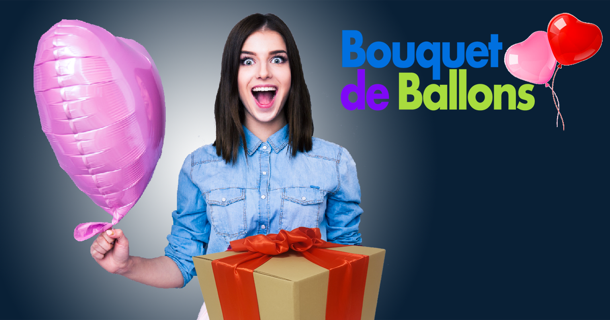 Ballon Rond - Platine - Bouquet de Ballons