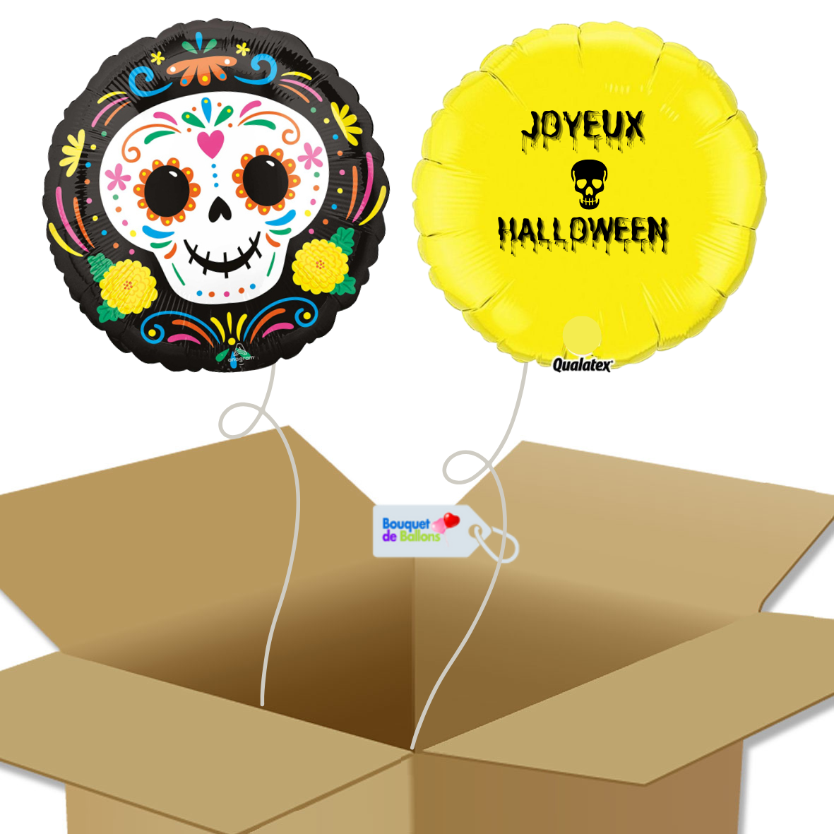 Box Halloween - Ballon et Cadeaux - Bouquet de Ballons